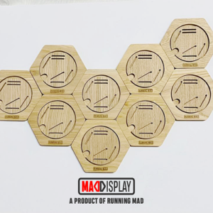 Modular Hexagonal Hanging Medal Holders