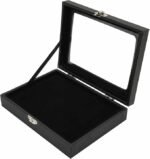 Pin Display Case - Transparent, Dustproof, and Durable Storage Box for Badges, Jewellery, and More