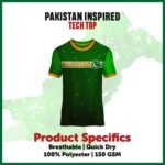 Pakistan-Inspired Athletic Tech Top for Runners.