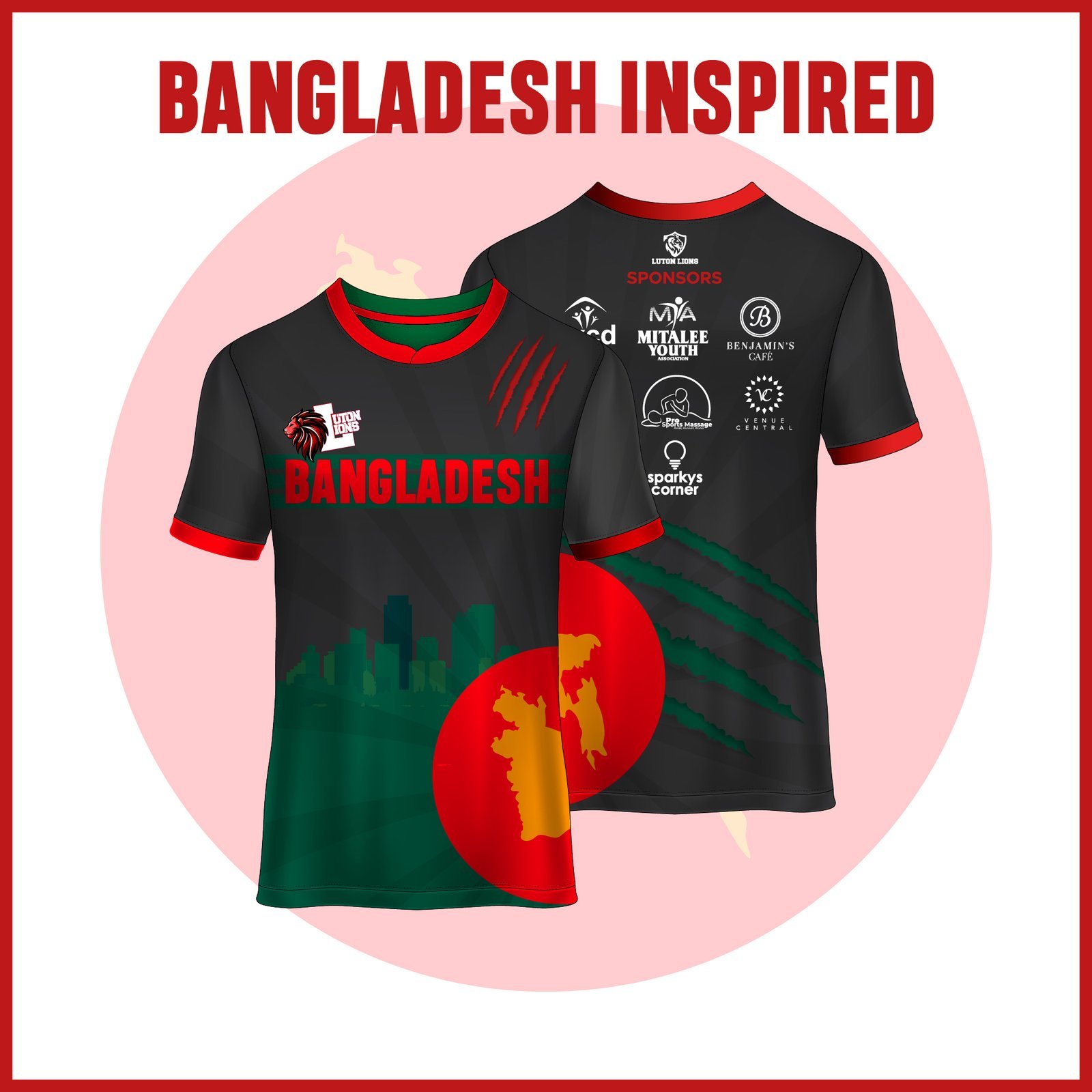 Bangladesh-Inspired Athletic Tech Top for Runners. - Image 3