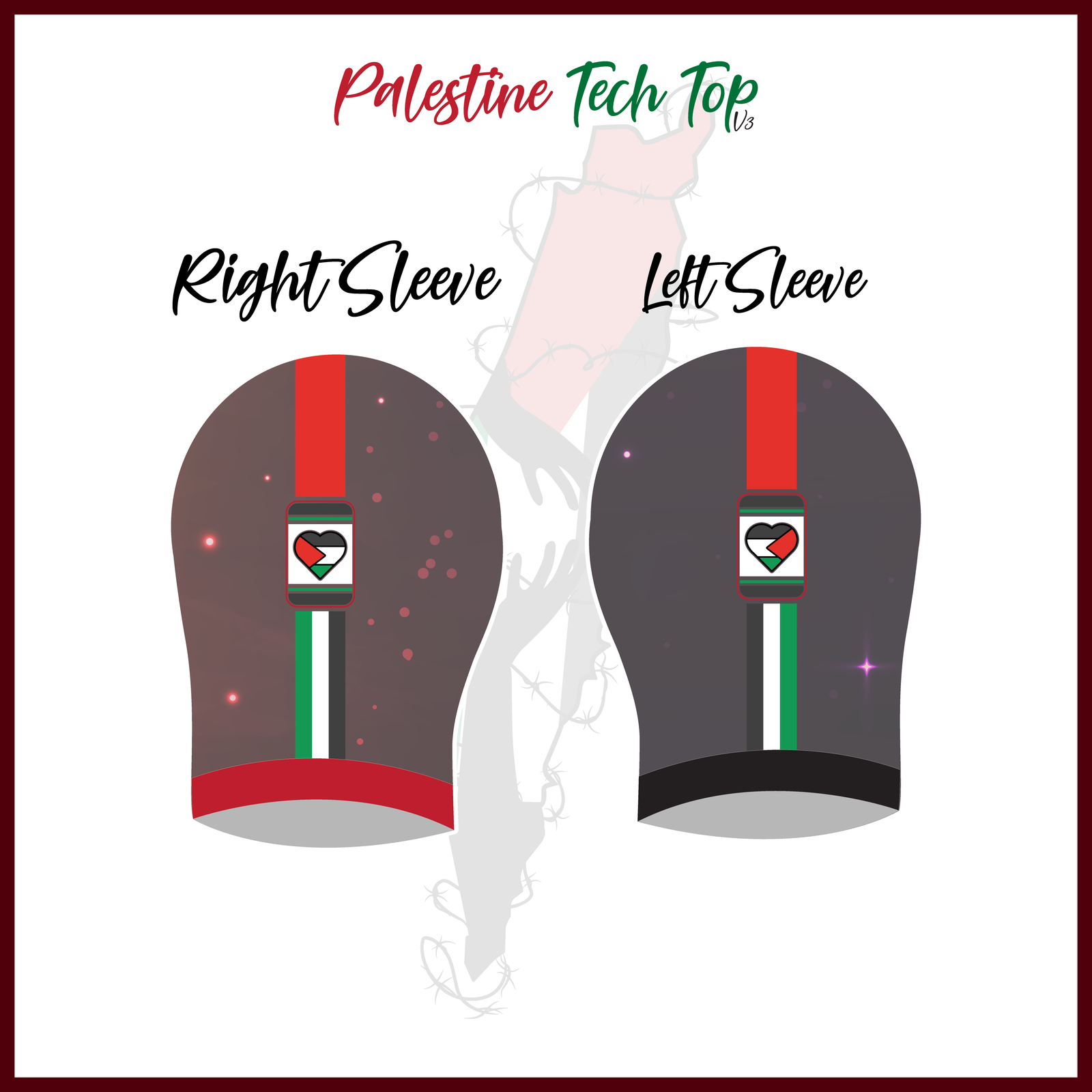 Palestine-Themed Tech Top - Wear Your Support - Image 4