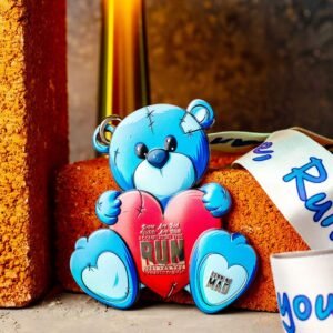 Beary Cute Valentine virtual challenge medal
